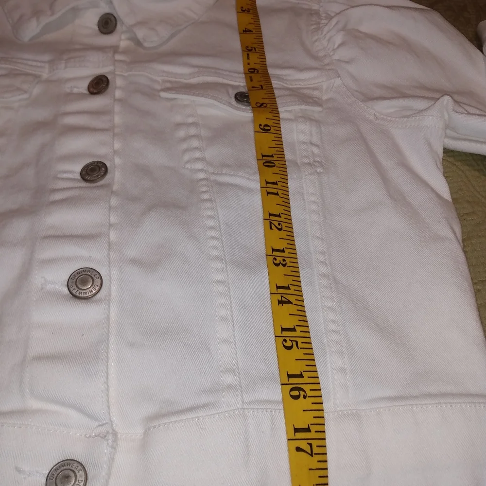 🛍️ Ashley Vintage Charm Designer Stretch Denim Jacket 🧥 (M) - Picture 8 of 10